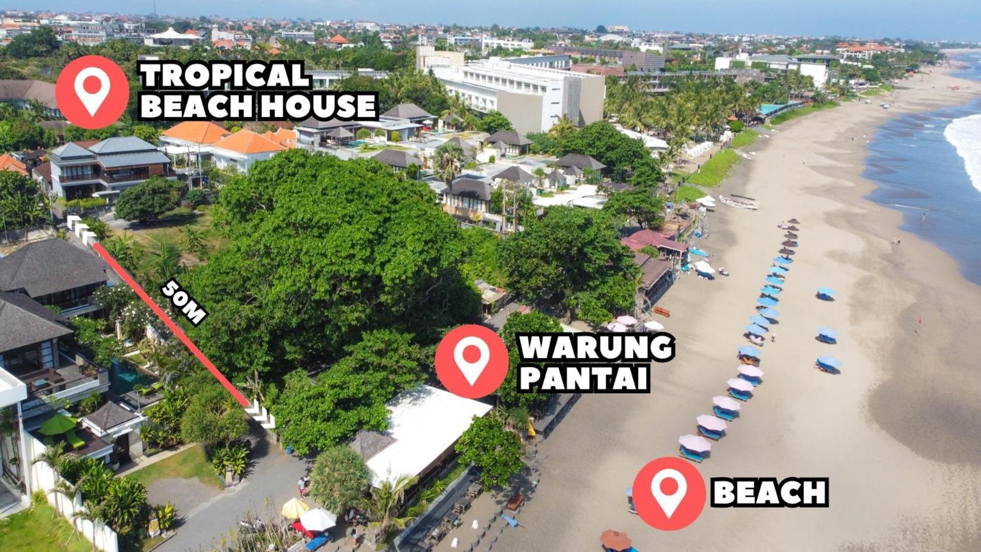 Tropical Beach House Bali เซมินยัค ภายนอก รูปภาพ